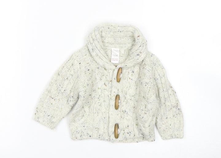 NEXT Boys Beige   Cardigan Jumper One Size