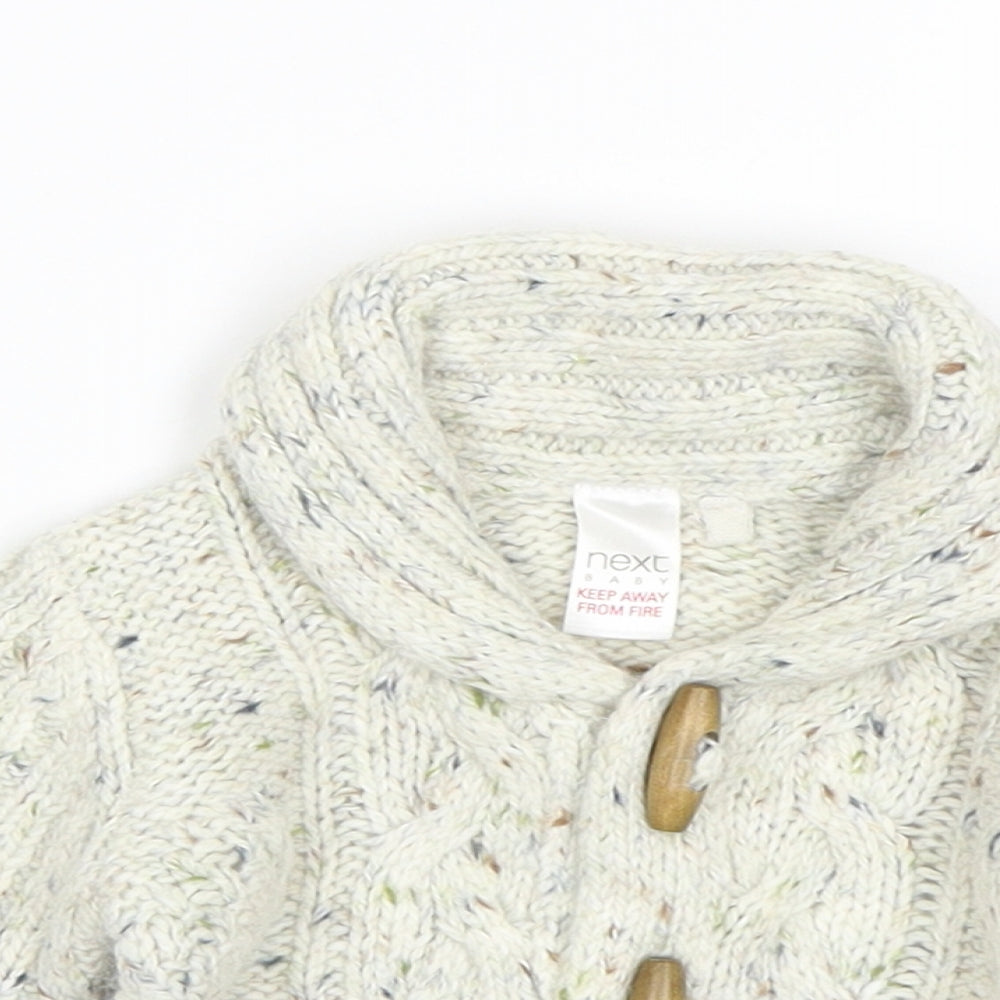 NEXT Boys Beige   Cardigan Jumper One Size