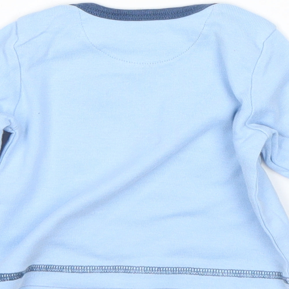 Mothercare Boys Blue   Basic T-Shirt Size 0-3 Months