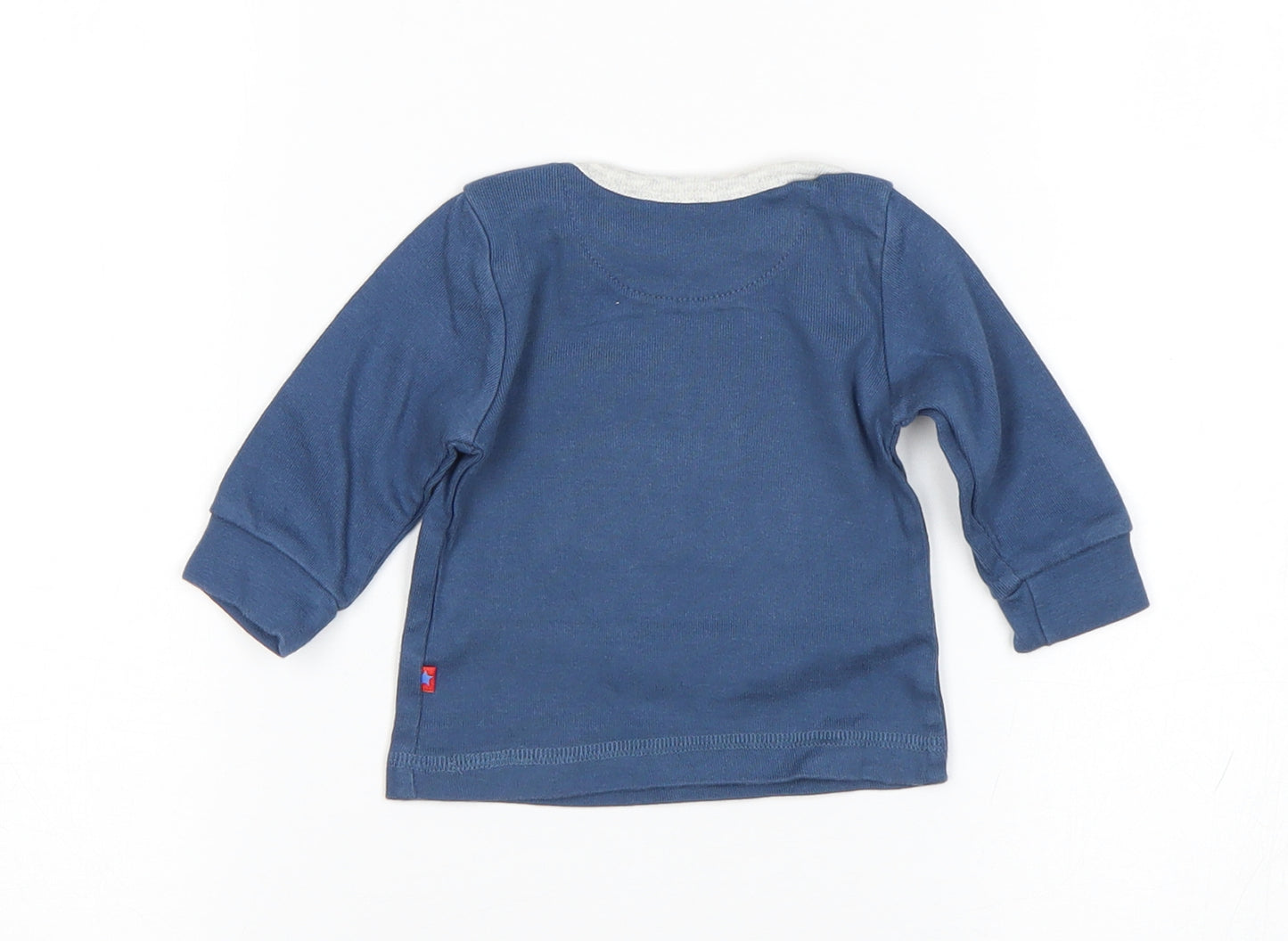 Mothercare Boys Blue   Basic T-Shirt Size 0-3 Months