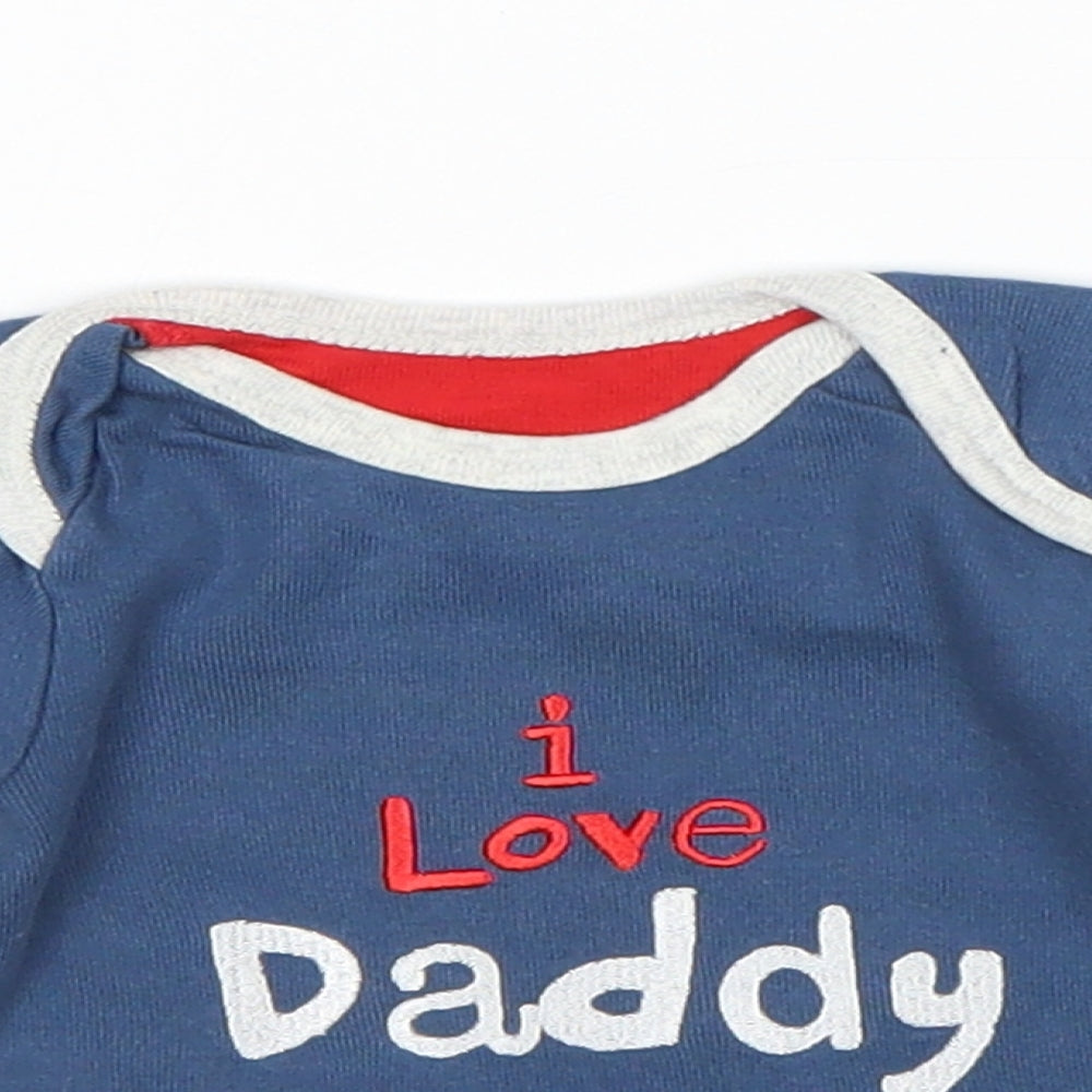 Mothercare Boys Blue   Basic T-Shirt Size 0-3 Months