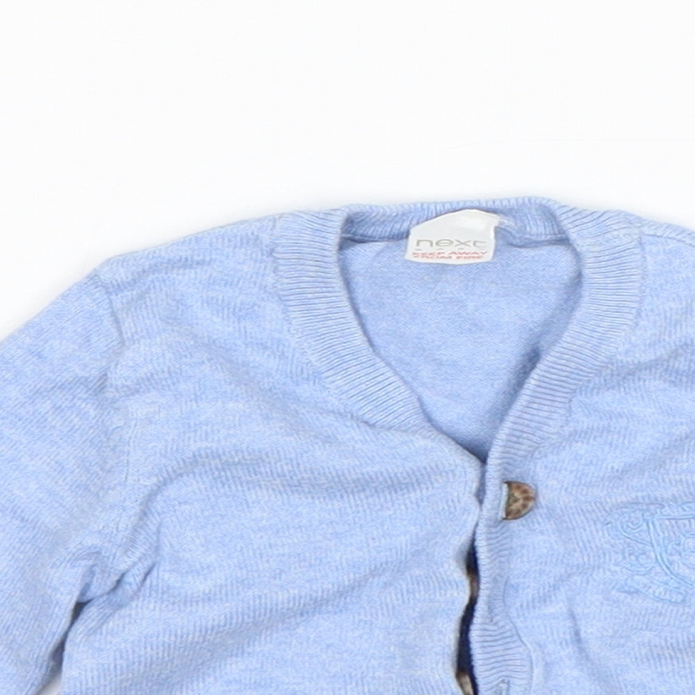 NEXT Boys Blue   Cardigan Jumper One Size