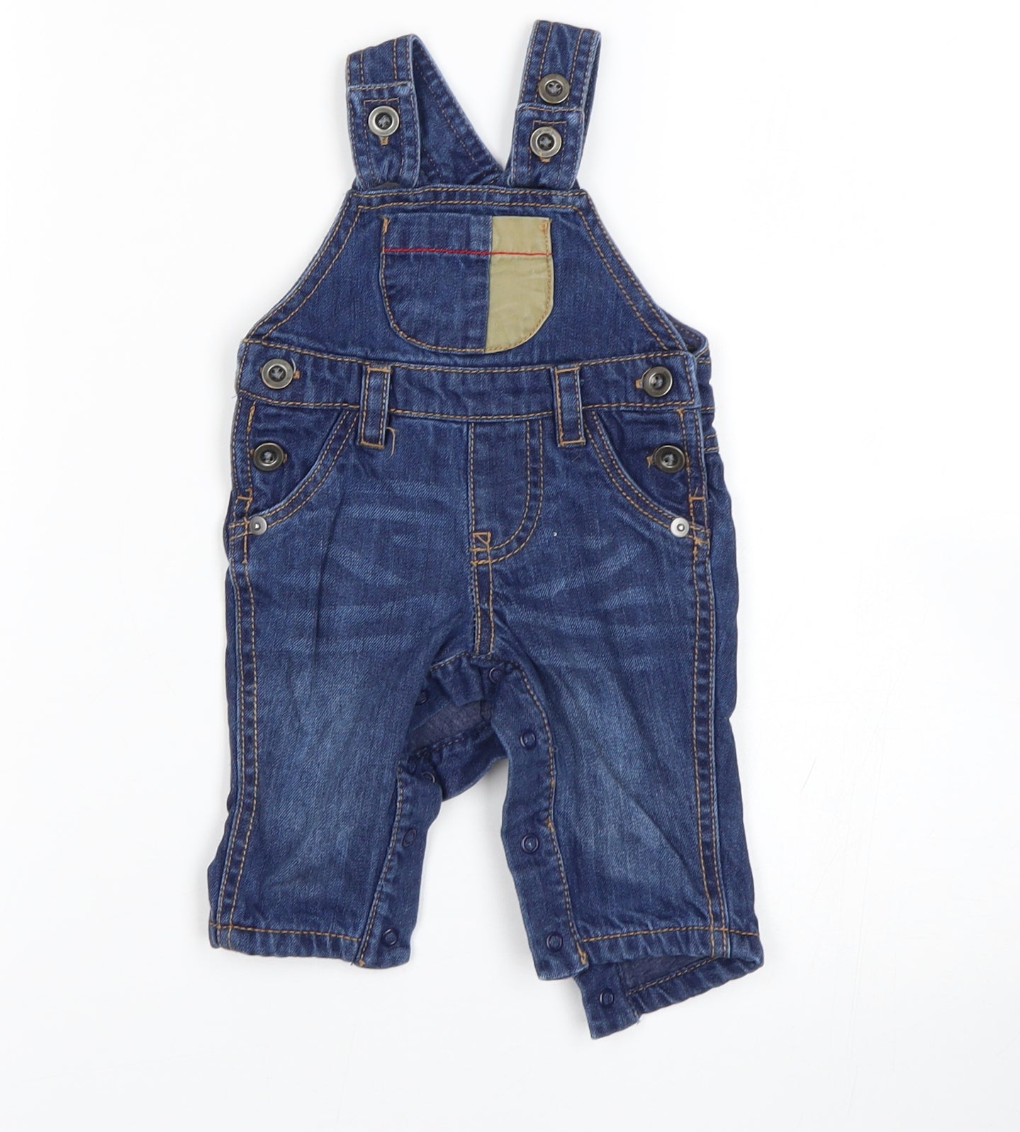 F&F Boys Blue   Dungaree One-Piece Size Newborn