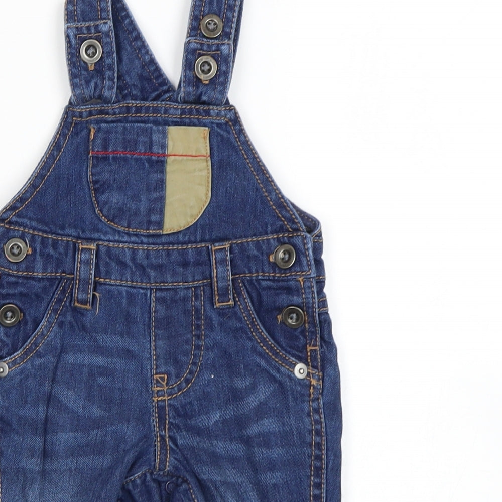 F&F Boys Blue   Dungaree One-Piece Size Newborn