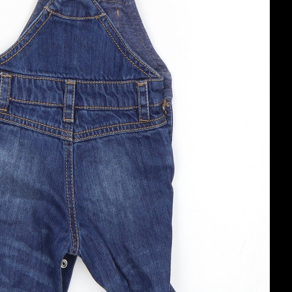 F&F Boys Blue   Dungaree One-Piece Size Newborn