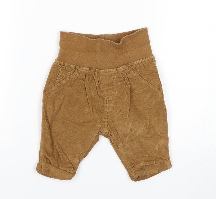 NEXT Boys Brown Corduroy Capri Trousers Size Newborn