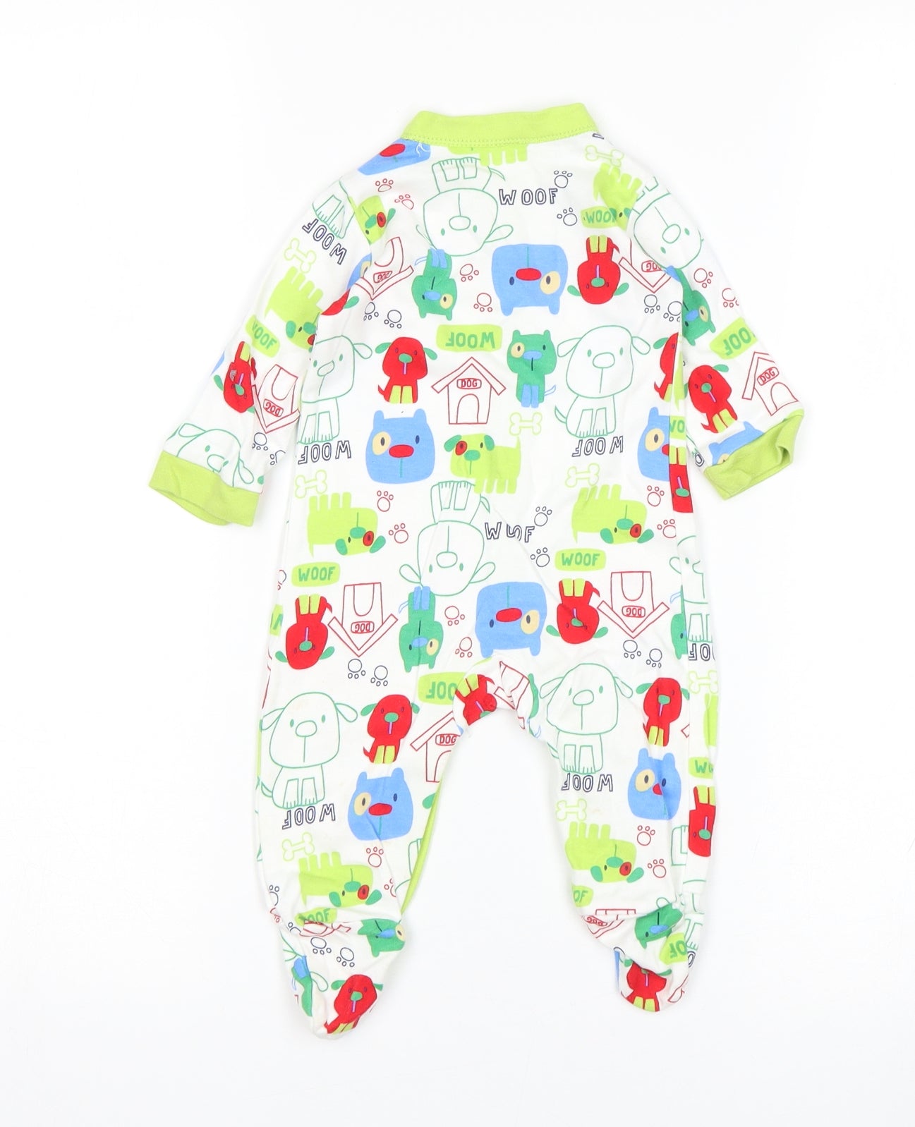 George Boys Multicoloured   Babygrow One-Piece Size 0-3 Months