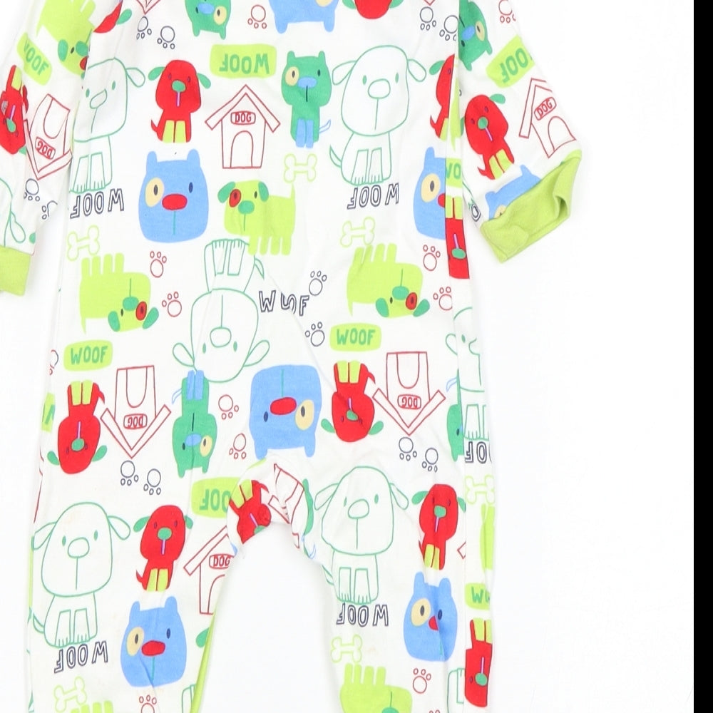 George Boys Multicoloured   Babygrow One-Piece Size 0-3 Months
