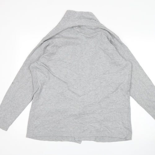 BM Womens Grey   Wrap Jumper Size L