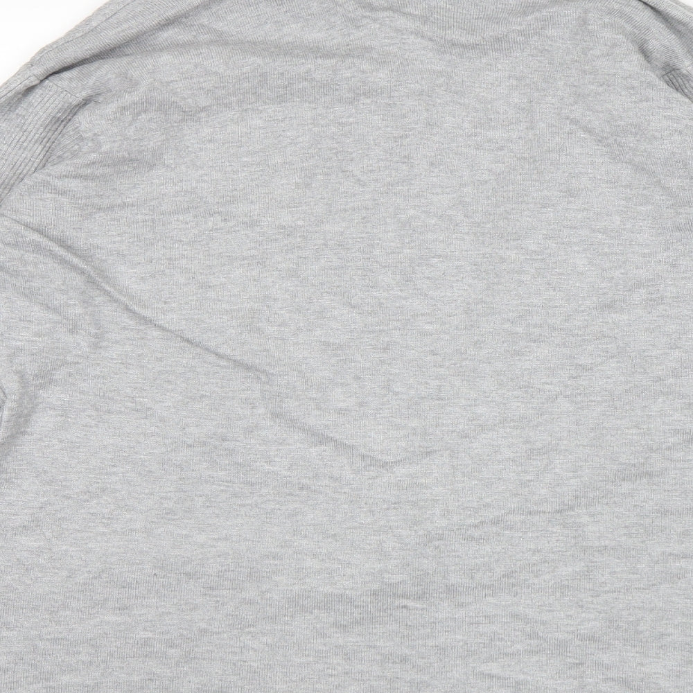 BM Womens Grey   Wrap Jumper Size L