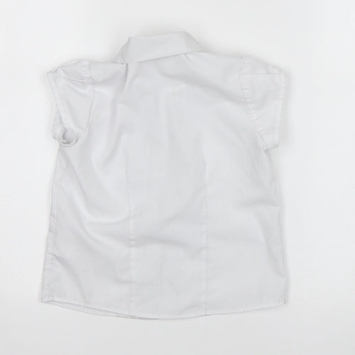 NEXT Girls White   Basic Button-Up Size 4 Years