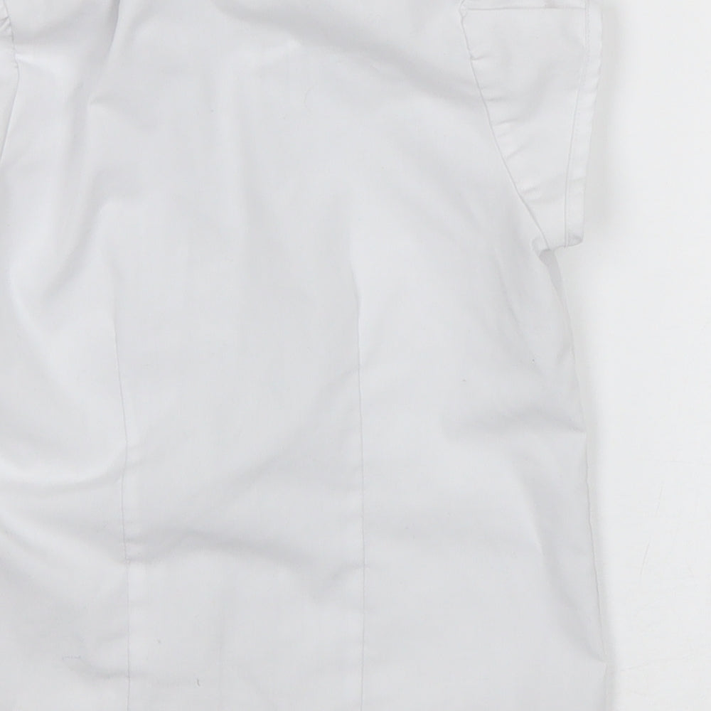 NEXT Girls White   Basic Button-Up Size 4 Years