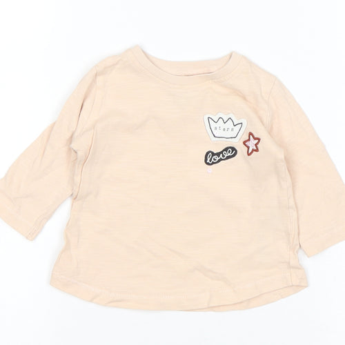 NEXT Girls Pink   Basic T-Shirt Size 3-6 Months