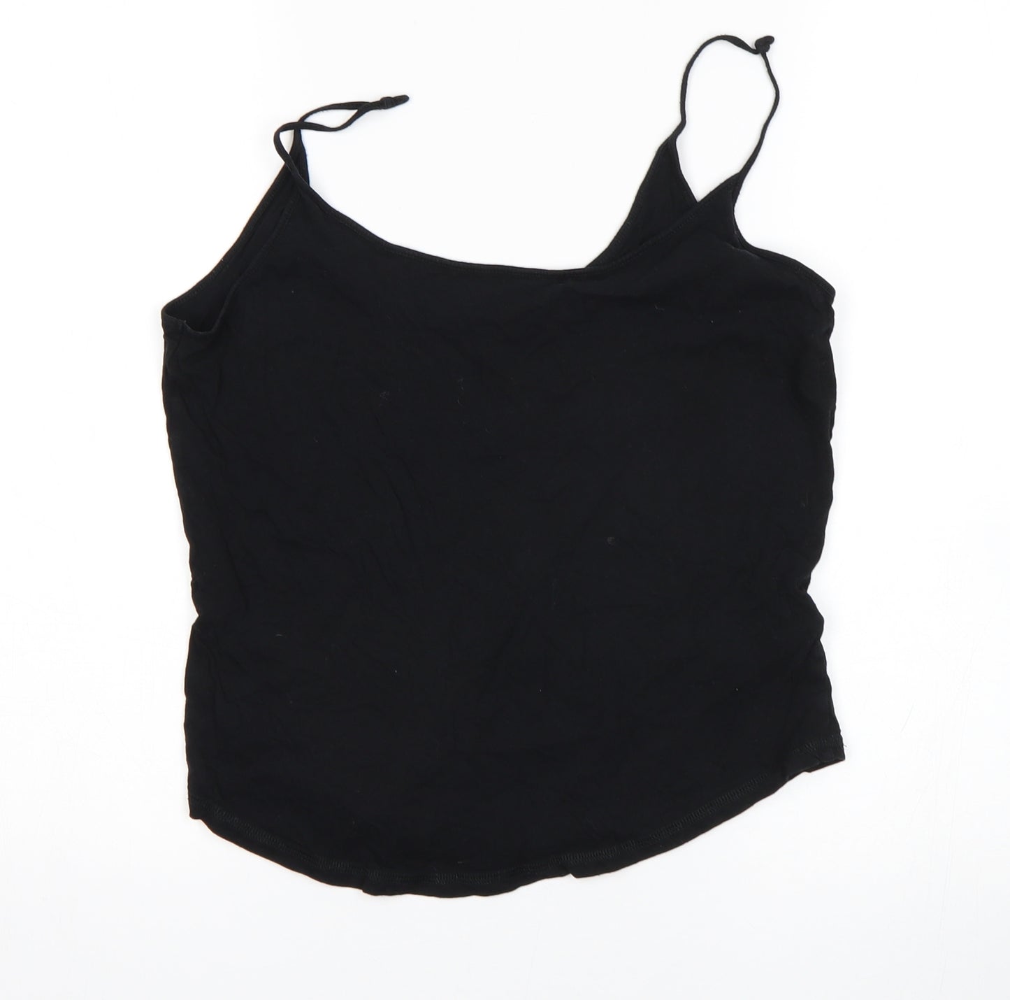 Topshop Womens Black   Basic Tank Size 12