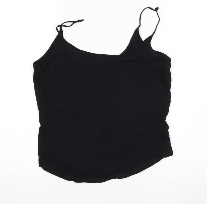 Topshop Womens Black   Basic Tank Size 12
