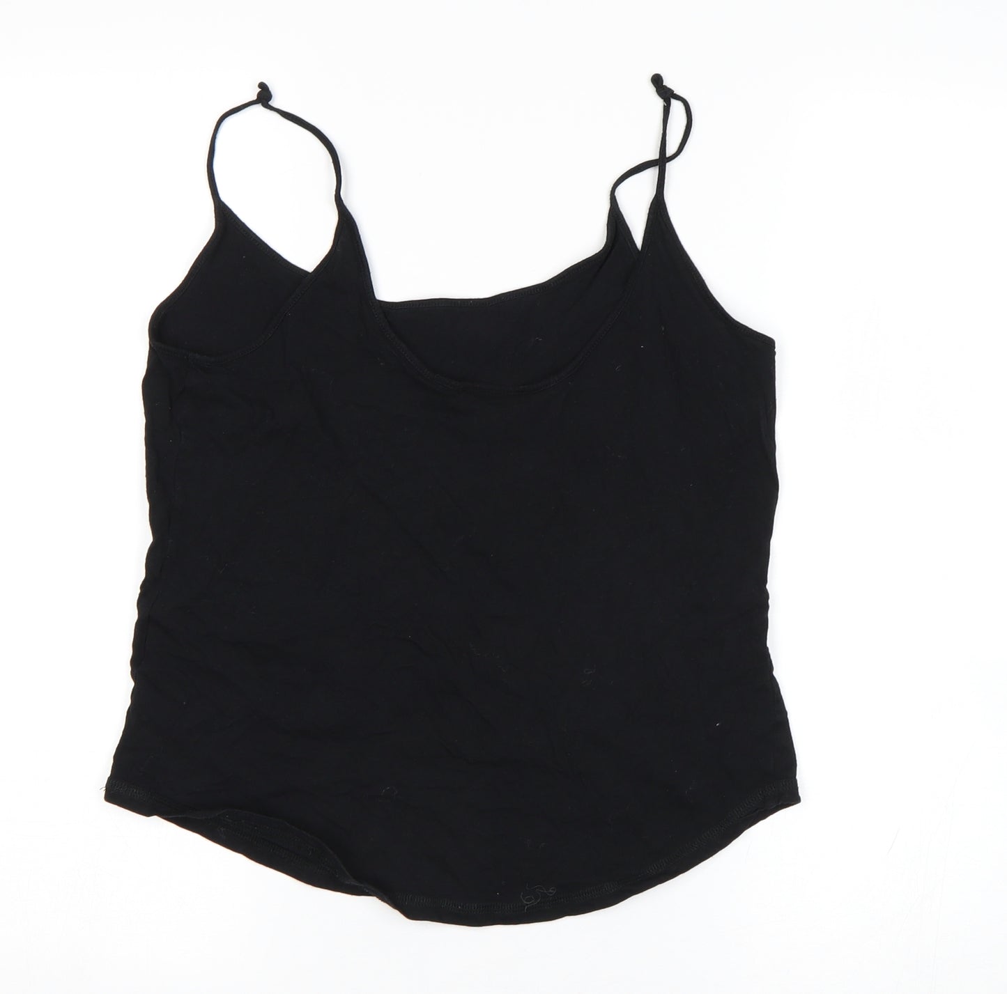 Topshop Womens Black   Basic Tank Size 12