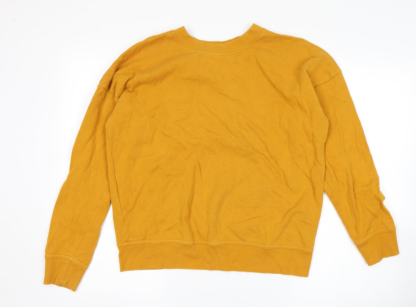 NEXT Womens Yellow   Pullover Sweatshirt Size 10