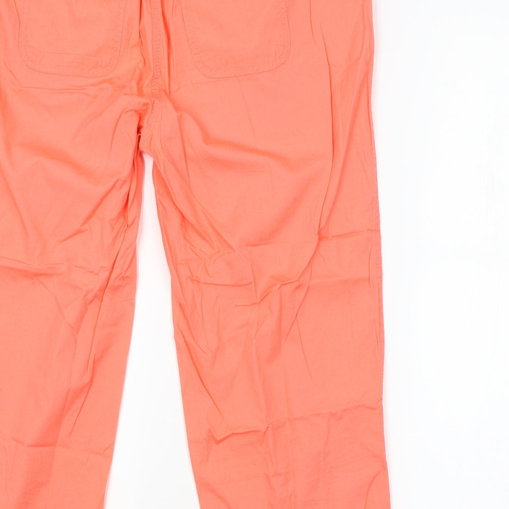 George Womens Red   Cropped Trousers Size 14 L23 in