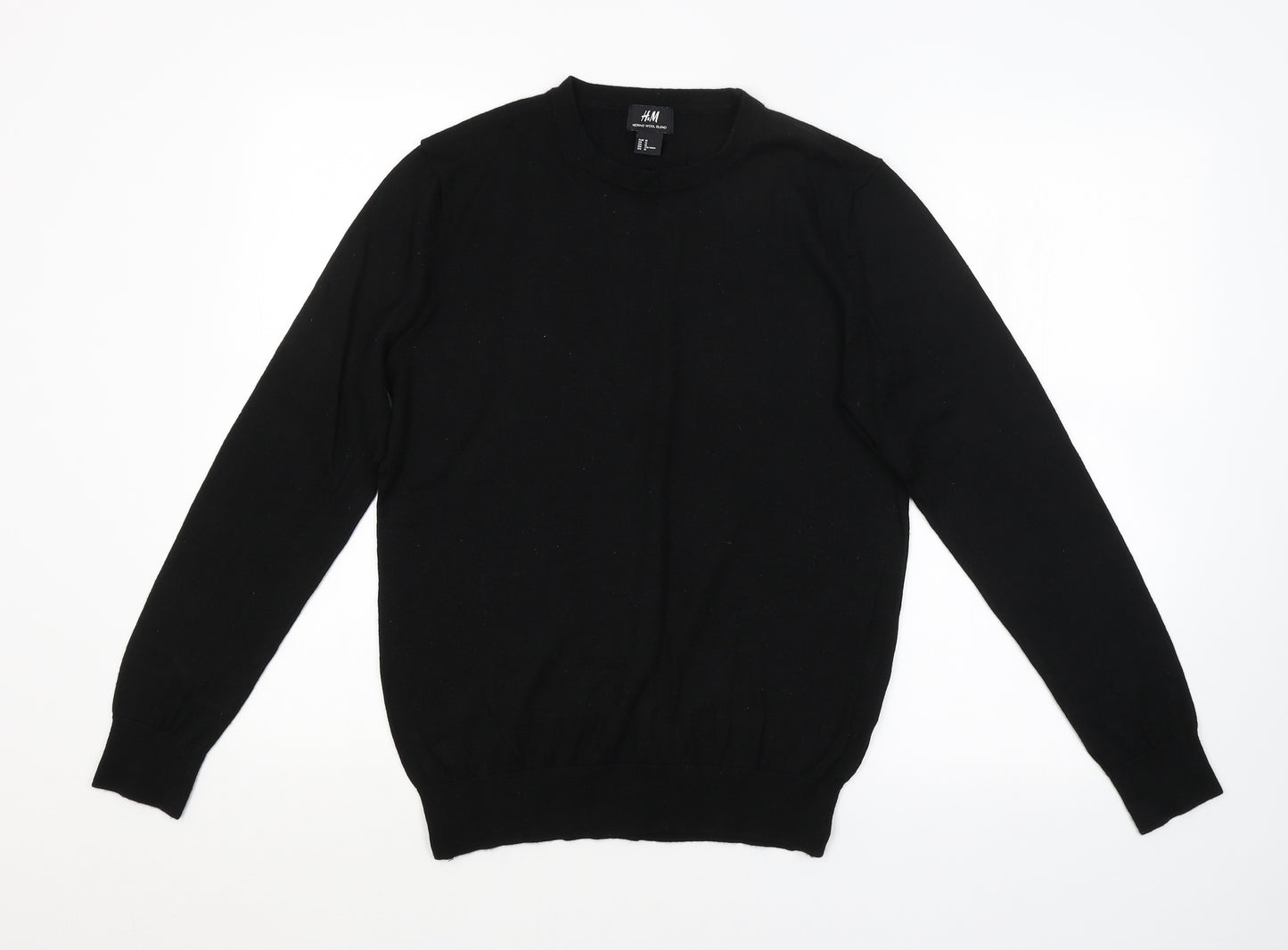 H&M Womens Black   Pullover Jumper Size M