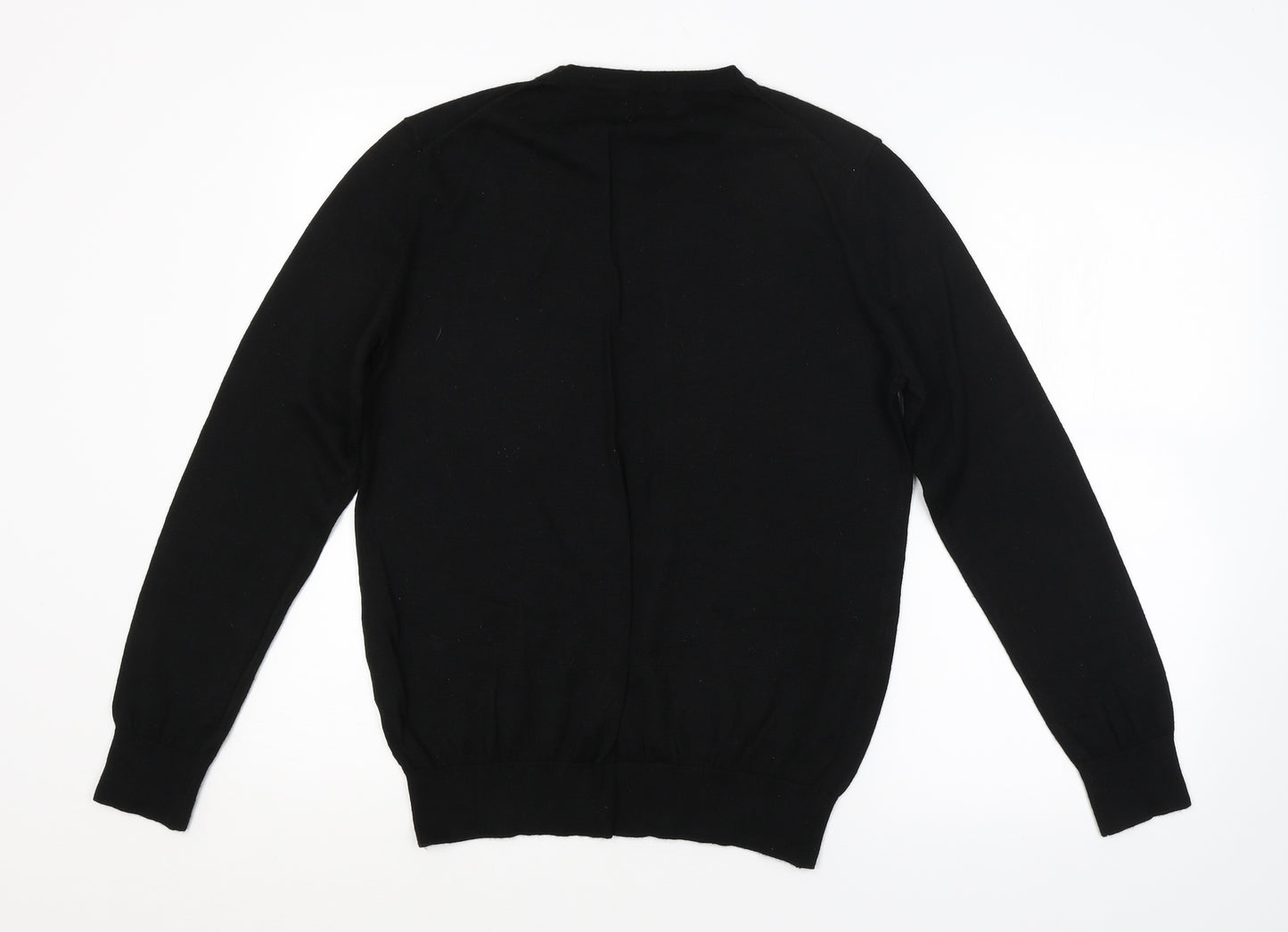 H&M Womens Black   Pullover Jumper Size M