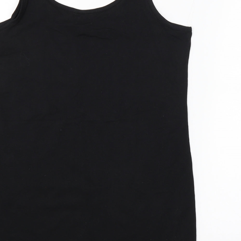 Papaya Womens Black   Basic Tank Size 18