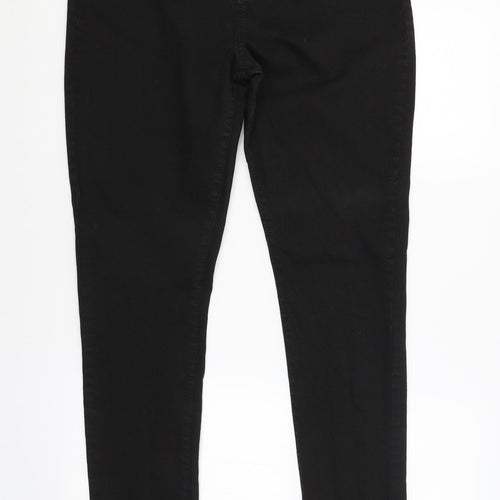 PRETTYLITTLETHING Womens Black   Skinny Jeans Size 14 L32 in