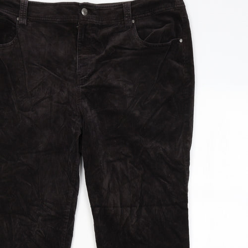 Maine New England Womens Brown   Trousers  Size 20 L24 in