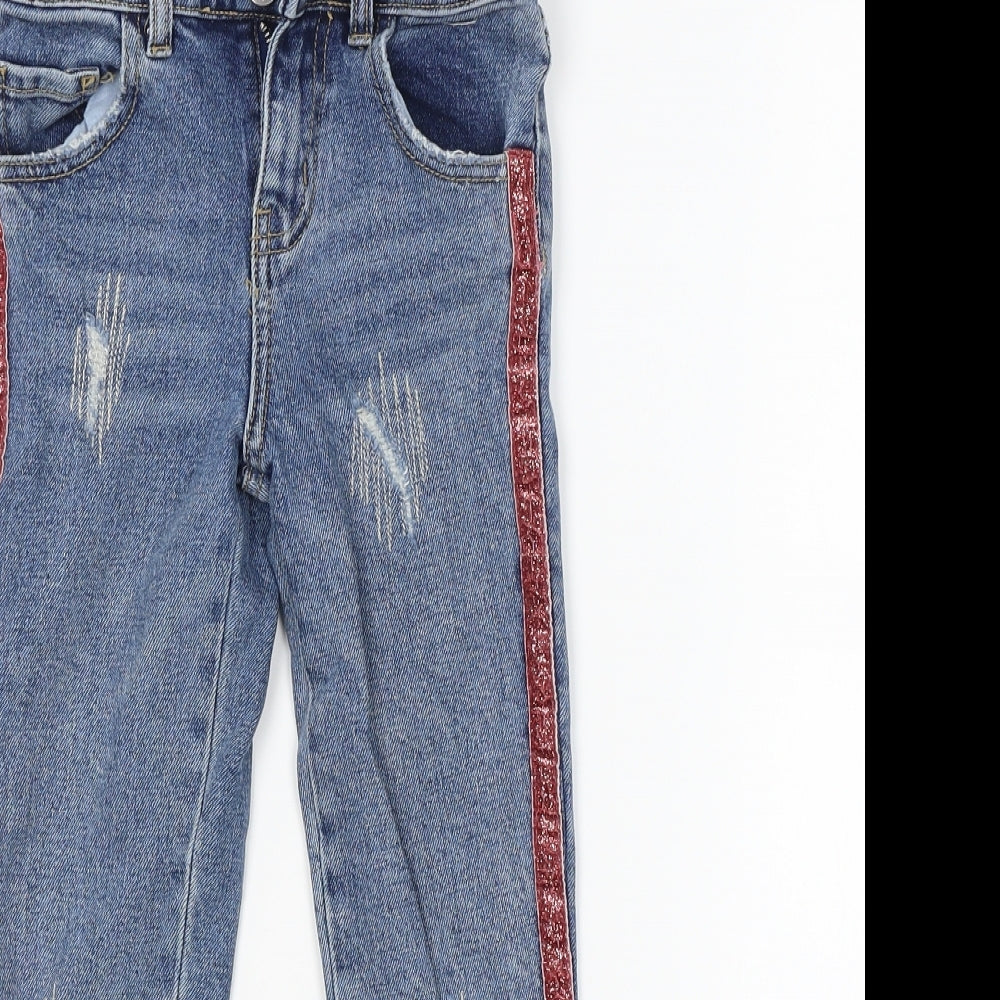 DENIM CO. Girls Blue   Skinny Jeans Size 6-7 Years