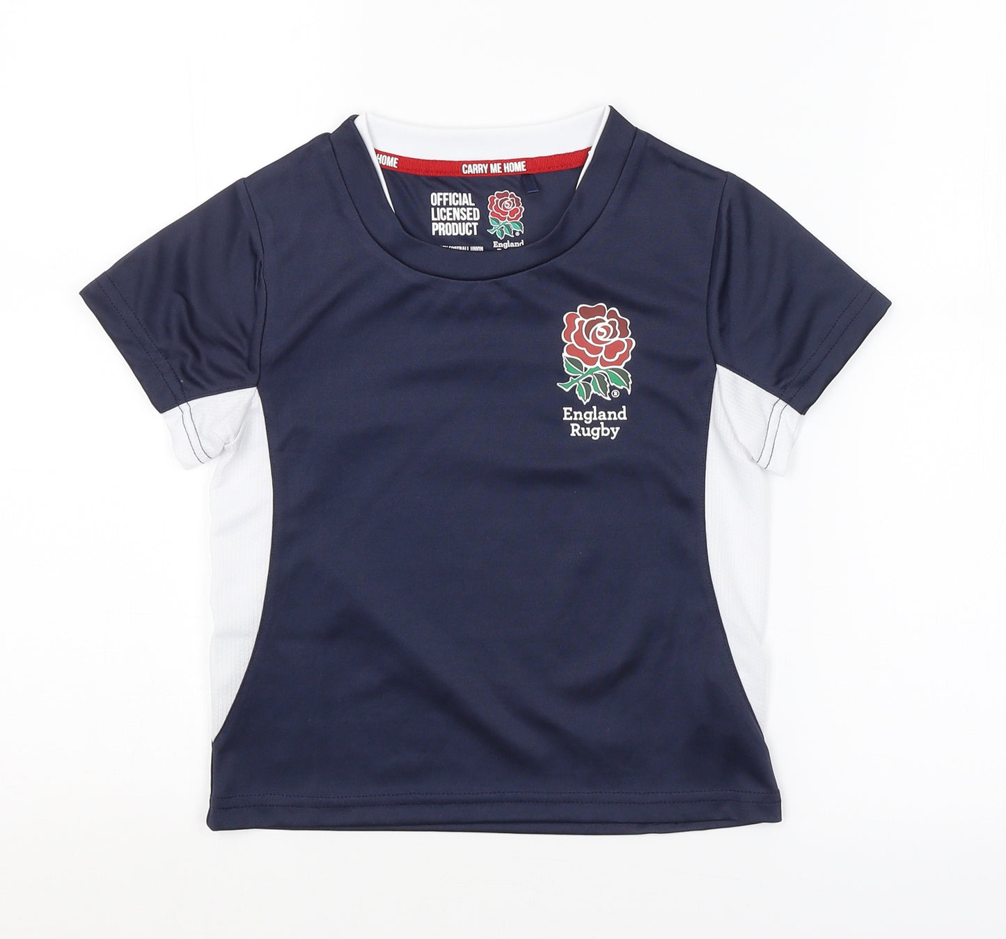 England Rugby Boys Blue   Jersey Casual Size 5-6 Years  - ENGLAND RUGBY