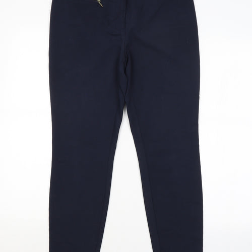 Papaya Womens Blue   Trousers  Size 10 L26 in