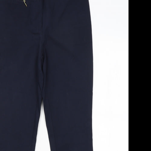 Papaya Womens Blue   Trousers  Size 10 L26 in