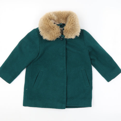 NEXT Baby Green   Basic Coat Coat Size 18-24 Months