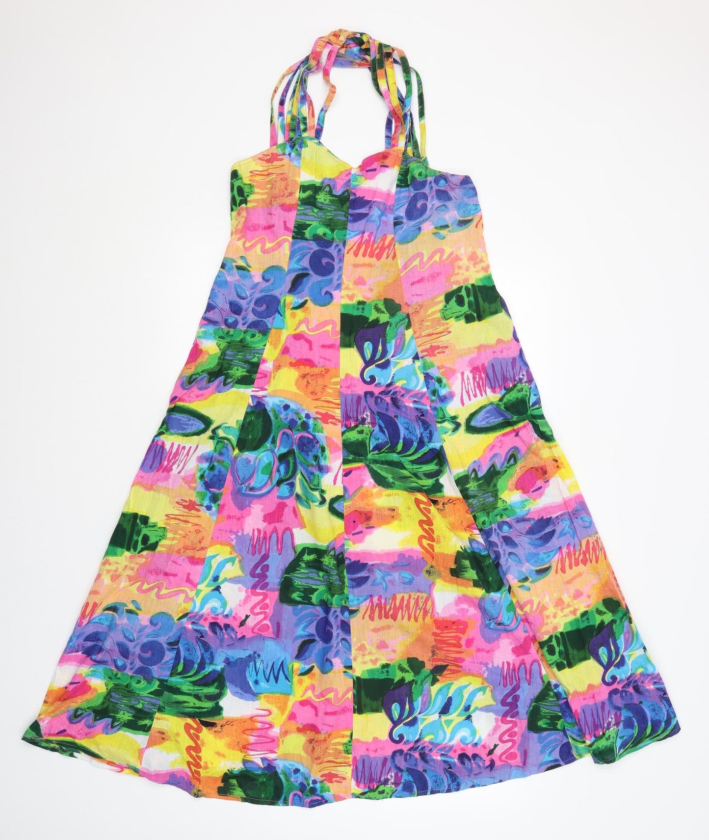 Preworn Womens Multicoloured Check  A-Line