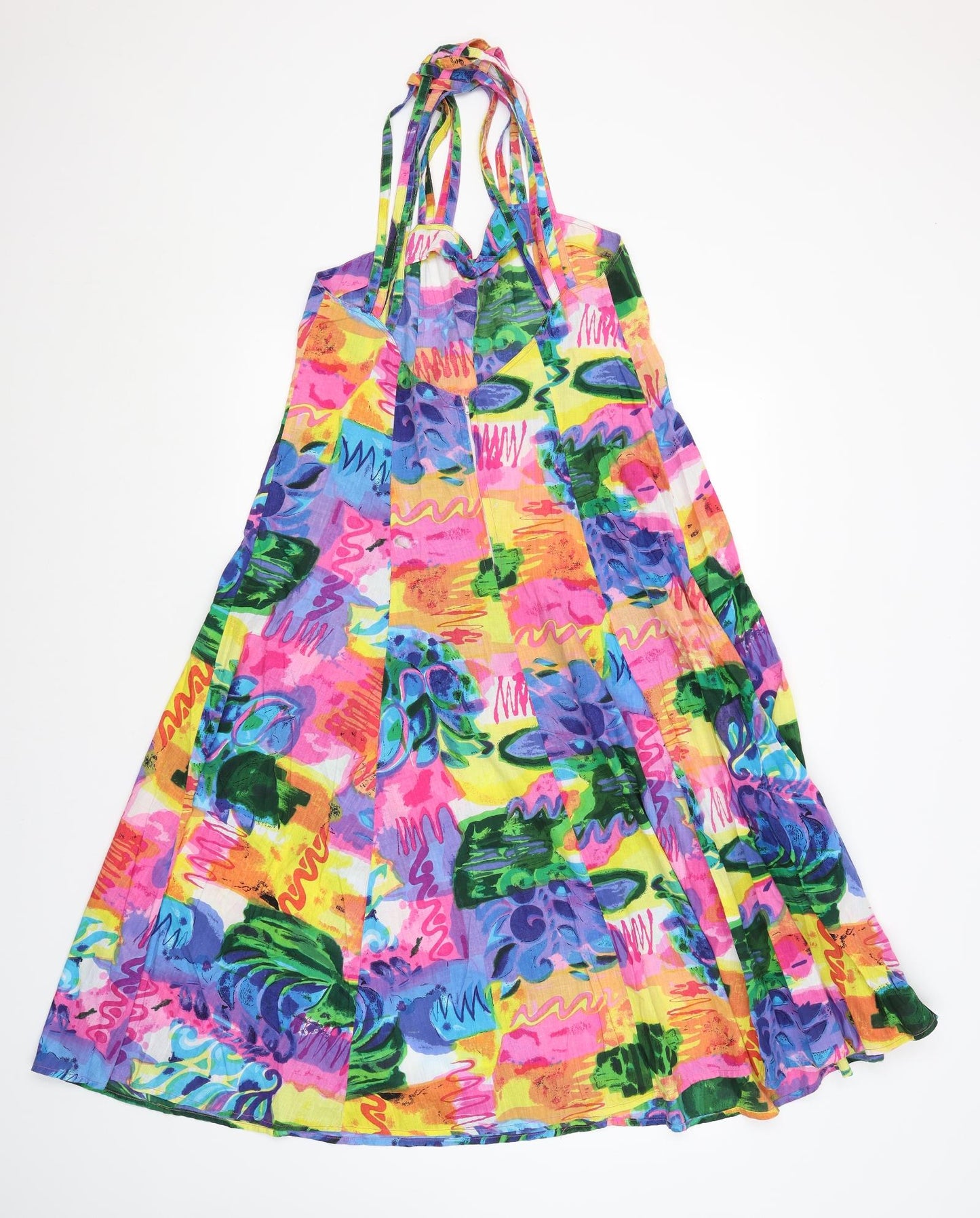 Preworn Womens Multicoloured Check  A-Line