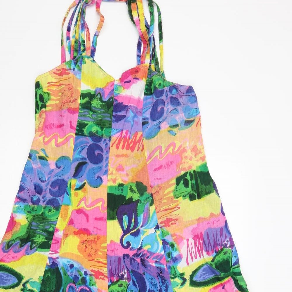Preworn Womens Multicoloured Check  A-Line