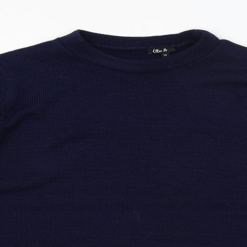 ELLIE B Womens Blue   Pullover Jumper Size 16