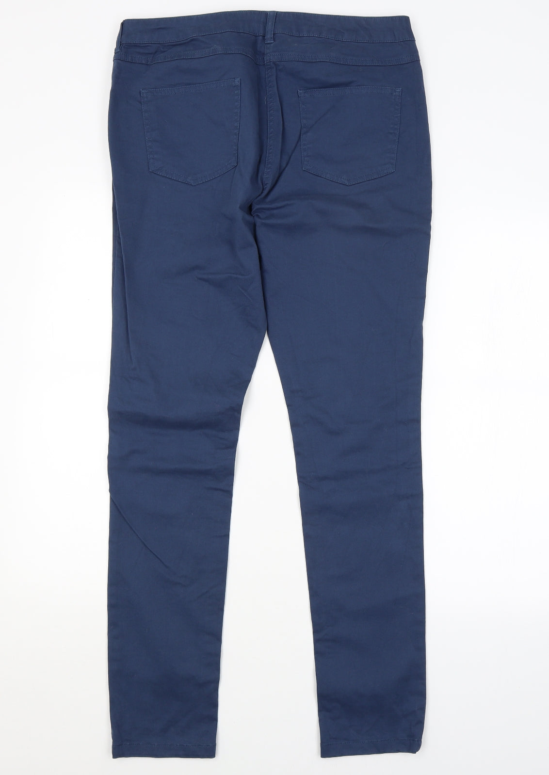Laura Ashley Womens Blue   Chino Trousers Size 14 L31 in