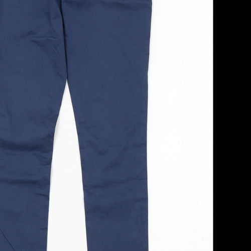 Laura Ashley Womens Blue   Chino Trousers Size 14 L31 in