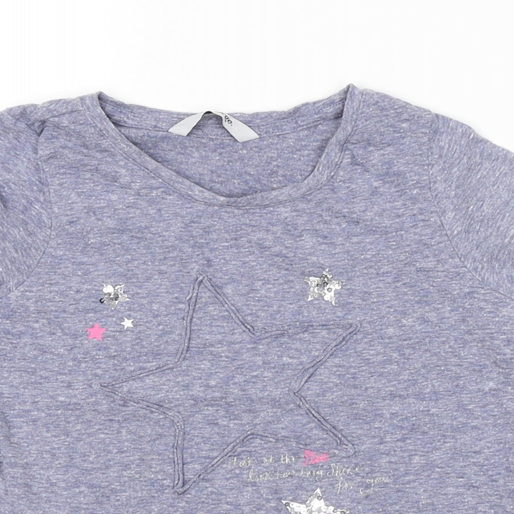 George Girls Purple    Pyjama Top Size 5-6 Years