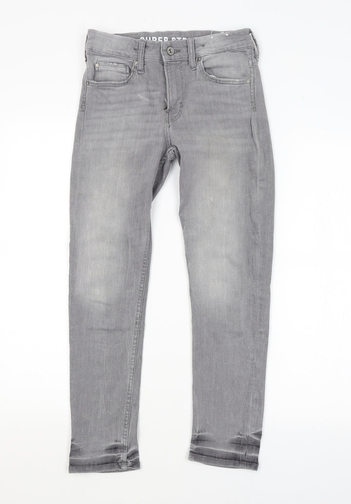H&M Girls Grey Skinny Jeans Size 10-11 Years