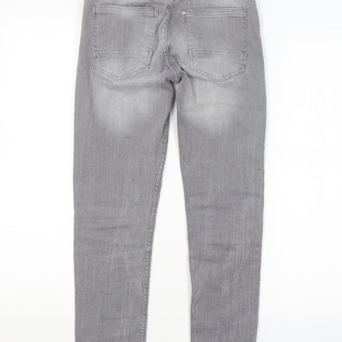 H&M Girls Grey   Skinny Jeans Size 10-11 Years