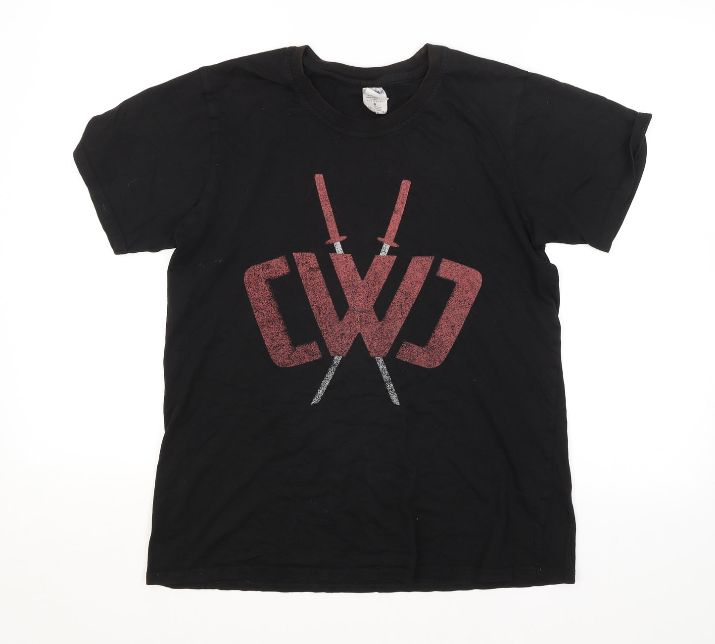 Preworn Mens Black    T-Shirt Size S