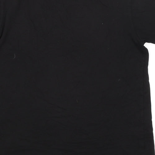 Preworn Mens Black    T-Shirt Size S