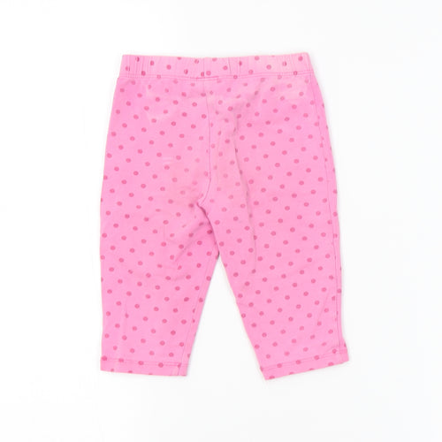 TU Girls Pink Spotted  Jogger Trousers Size 3 Years