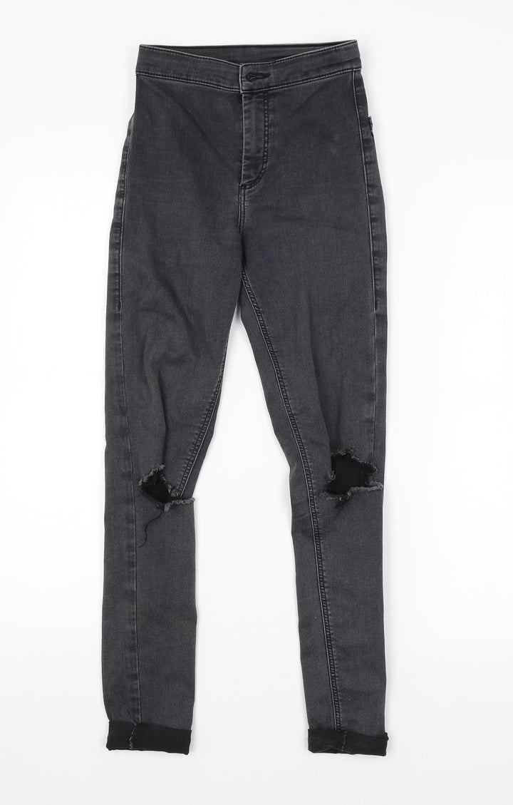 Topshop Womens Grey   Jegging Jeans Size 25 in L32 in