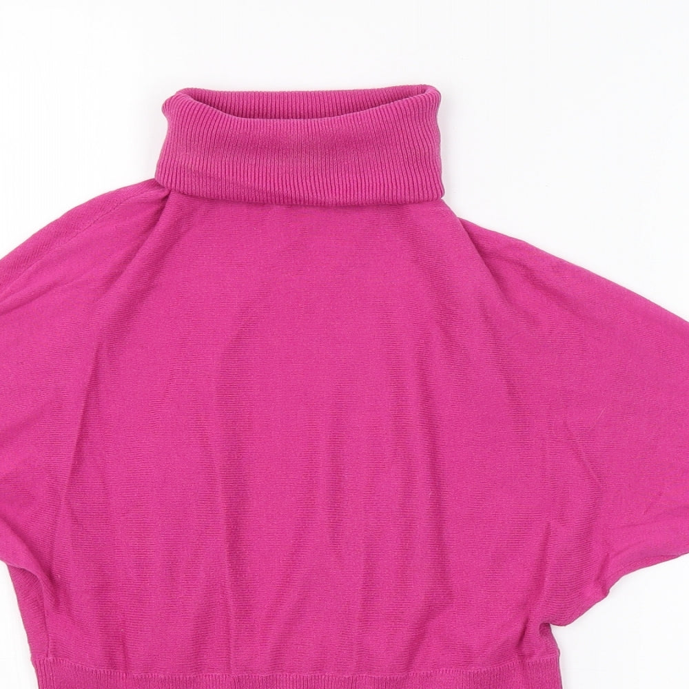 Blanco Tricot Womens Pink   Pullover Jumper Size S