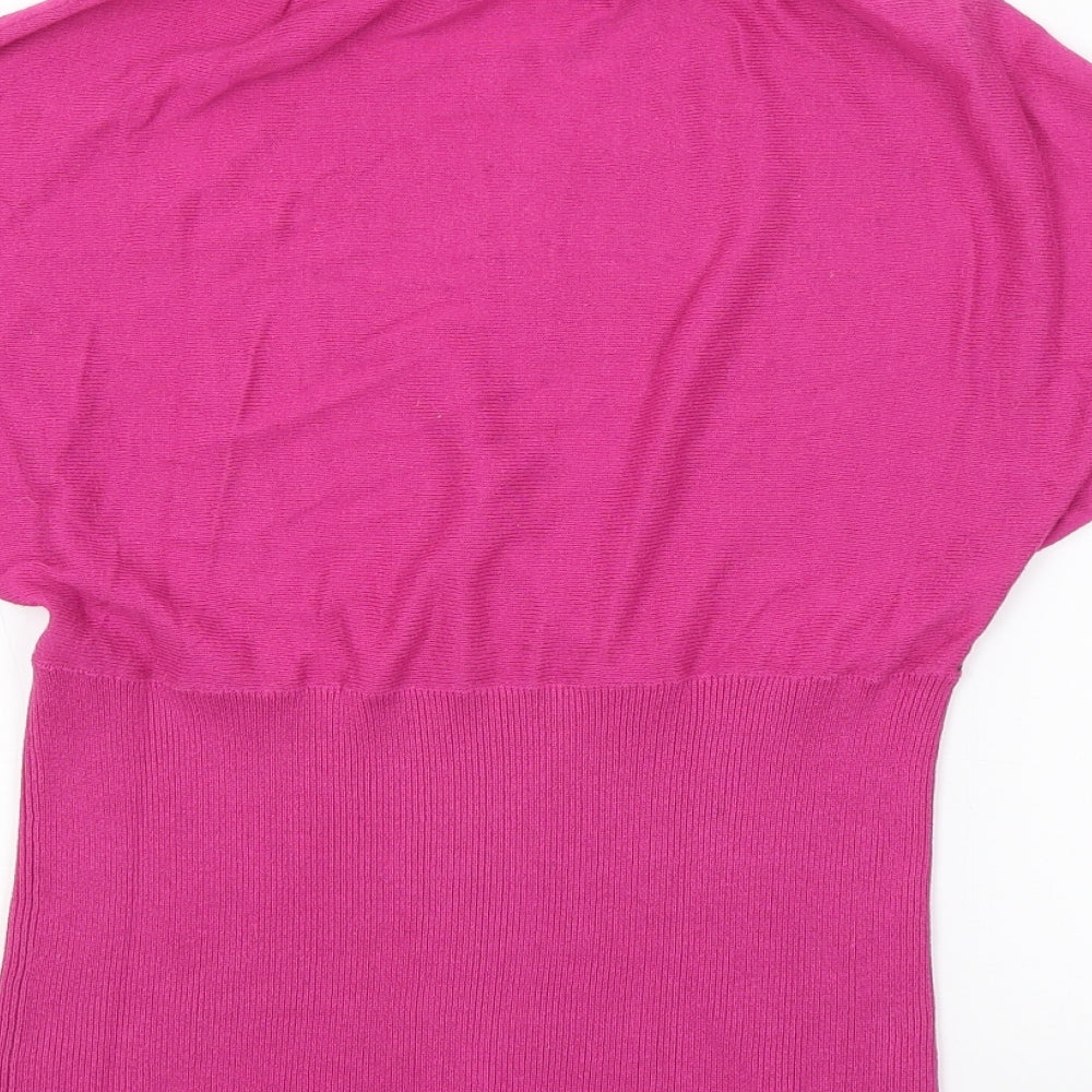 Blanco Tricot Womens Pink   Pullover Jumper Size S