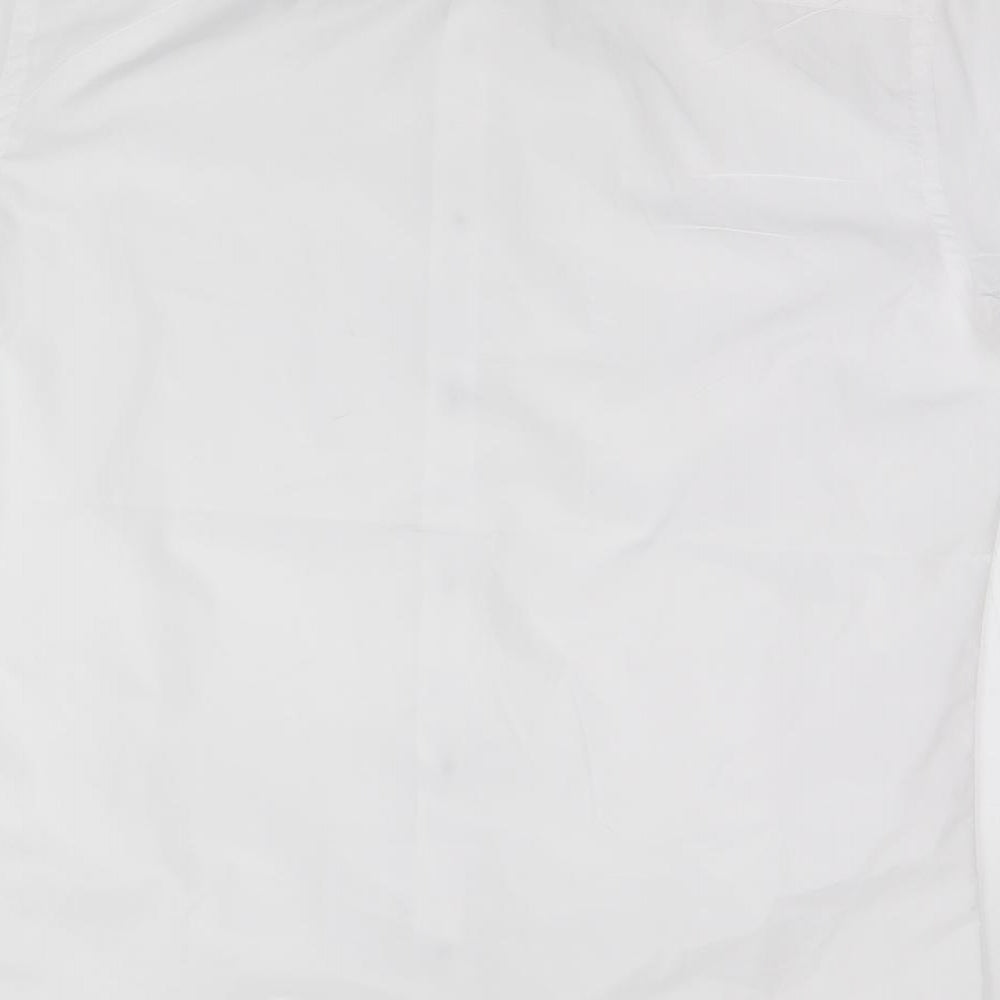 Retro Fire Mens White    Button-Up Size XL