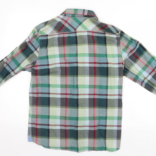 Brace Soul Mens Multicoloured Plaid   Button-Up Size L