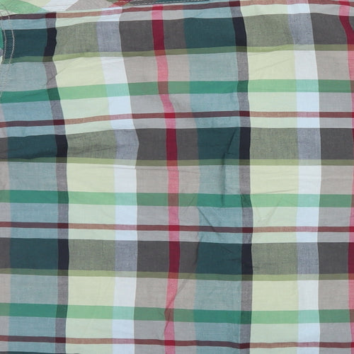 Brace Soul Mens Multicoloured Plaid   Button-Up Size L